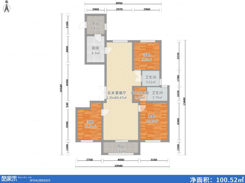 包頭裝修方案包頭萬(wàn)合廣場(chǎng)126㎡